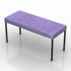 Сиденье для гостиной Фиолетовая ткань