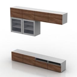 Tv väggskåp Design 3d-modell