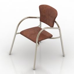 Chair Metallic 3d model