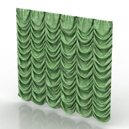 Curtain Party Background 3d model
