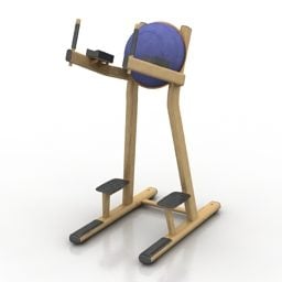 Gym Machine Slr Leg Raise 3d-malli
