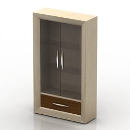 Vitrine de meubles de casier modèle 3D