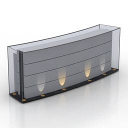 Rack Solenne Cabinet Furniture 3d model