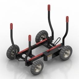 Model 3d Olahraga Kereta Luncur Gym