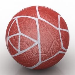 Ball Soccer Lines Pattern 3d model