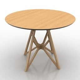 Wooden Coffee Table Voca 3d model