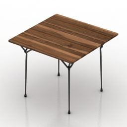 3д модель прямоугольного обеденного стола Magis