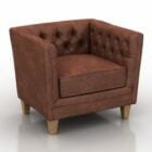 Leather Single Armchair Chester