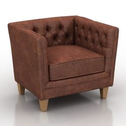 Leather Single Armchair Chester