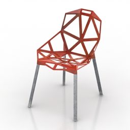 Chair One Stacking 3d model