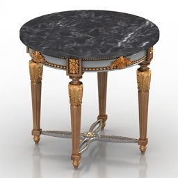 Marble Coffee Table 3d model