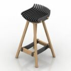 Bar Chair Voca Wooden Legs