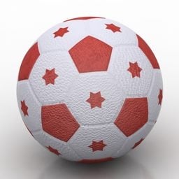 British Football Ball 3d model