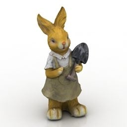 Toy Rabbit Animal 3d model