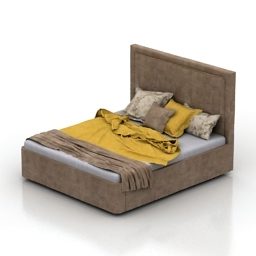 Bed Bruklin Design 3d model