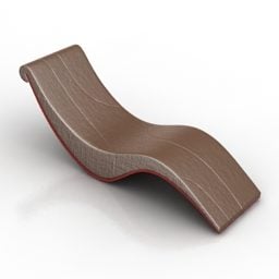 Lounge stol simbassäng 3d-modell