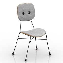 办公椅尼卡设计3d模型