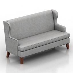 Bred sofa Lianor 3d model