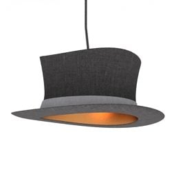 Luster Hats Shape Chandelier 3d model