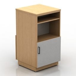Office Room Locker 3d model