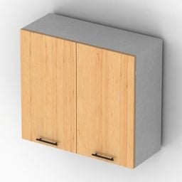 İki Kapılı Dolap Mutfak 3D modeli