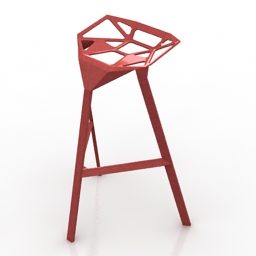 Chair Hmi Plastic Design 3d model