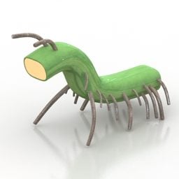Lamp Animal Centipede 3d model