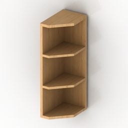 Shelf Kitchen Corner Design 3d model