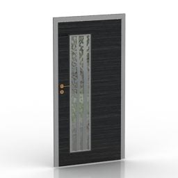 Platt dörr 3d-modell