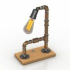 Desk Lamp Brass Water Tube