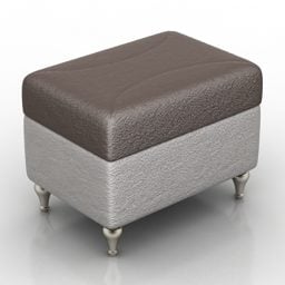 Soft Seat Stool Chair 3d model