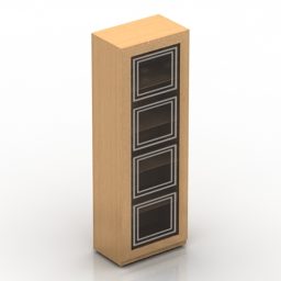Keuken Hoge Kast Stilema 3d model