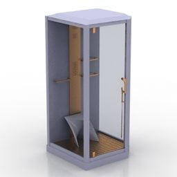 Glass Shower Box 3d model