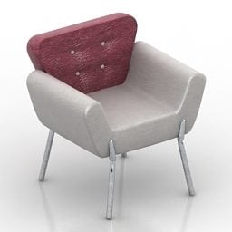 Enkele fauteuil Kolibri 3D-model