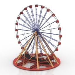 1д модель Паркового колеса обозрения V3