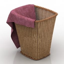 Basket Laundry 3d model
