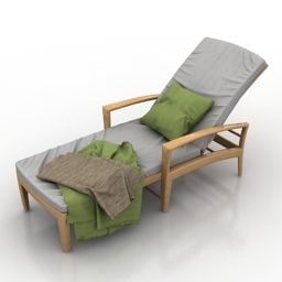 صالة بنما كرسي نموذج 3D