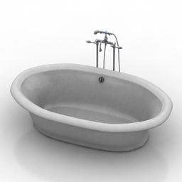 Kylpyamme Bella saniteettitavarat 3d-malli