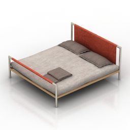 Τρισδιάστατο μοντέλο κρεβατιού Klark Simple Design