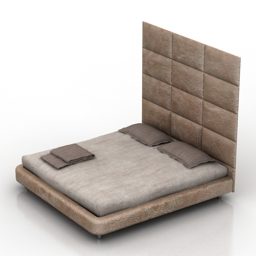 Home Bed Fred Collection 3d model