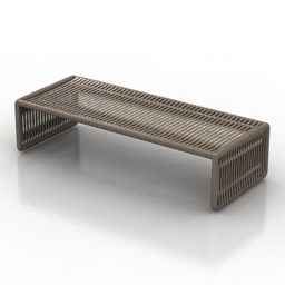 Table Bali Outdoor Furniture 3d model