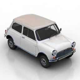 Austin Mini Cooper 1965 bil 3d model