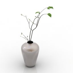Vase Decor For Bathroom 3d model