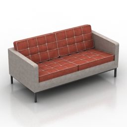 Soffa 2 stolar Florence Collection 3d-modell