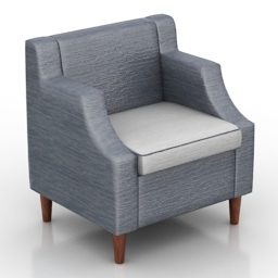 단일 안락 의자 Menson 디자인 3d 모델