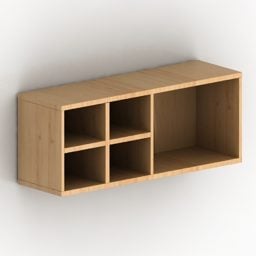 Simple Bookshelf 3d model