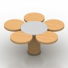 Table Tonino Flower Circle Shapes