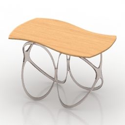 Table Sd Circles Legs 3d model