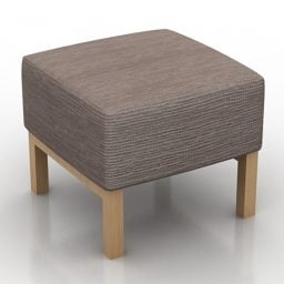نموذج مقعد الخشب الطبيعي ثلاثي الأبعاد