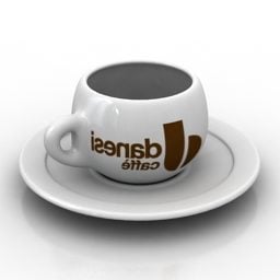 Kahve Fincanı Danesi 3D model
